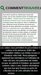 Mobile Screenshot of commenttrouver.fr